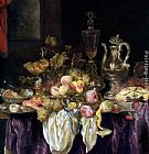 Still Life of Bowls by Abraham van Beyeren